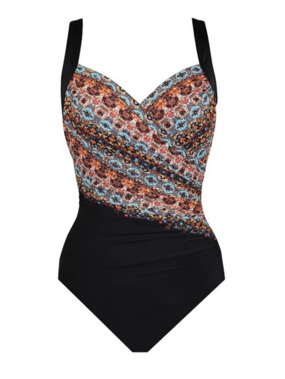 Miraclesuit Nefertiti Sanibel One Piece Underwire Swimsuit size 12 NWT
